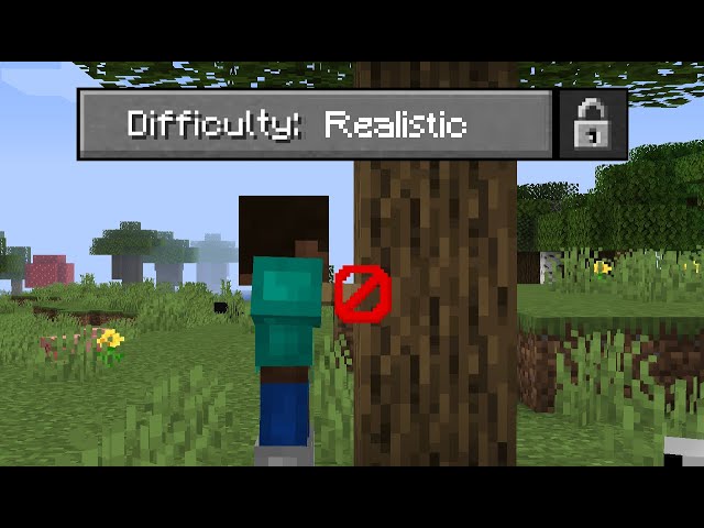Realistic Difficulty Datapack Minecraft Data Pack