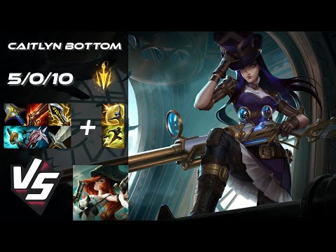 BOTTOM Caitlyn vs Miss Fortune - EU Grandmaster Patch 26.1