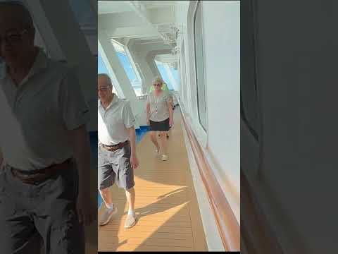 Thumbnail for Walk the PERIMITER of Emerald Princess' STUNNING Promenade Deck in 10 Minutes!