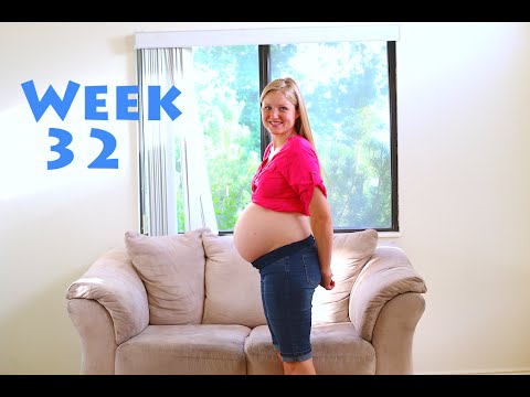 Having Braxton Hicks Contractions! Week 32 Baby #4 Video