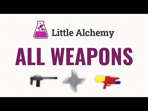 How to make ALL WEAPONS In Little Alchemy