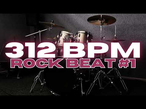 312 BPM - Rock Drum Beat - Loop 1