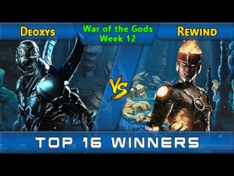 Deoxys (Blue Beetle) Vs Rewind (Firestorm) - Injustice 2 - WOTG S2W12