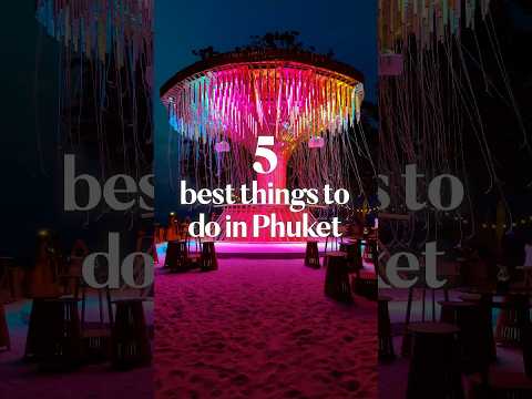 5 best things to do in Phuket Thailand #phuket #thailandtravel Places to visit in Phuket