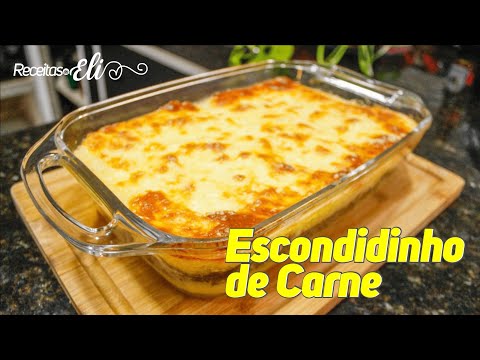 COMO FAZER ESCONDIDINHO DE CARNE SECA CREMOSO, SIMPLES E FÁCIL