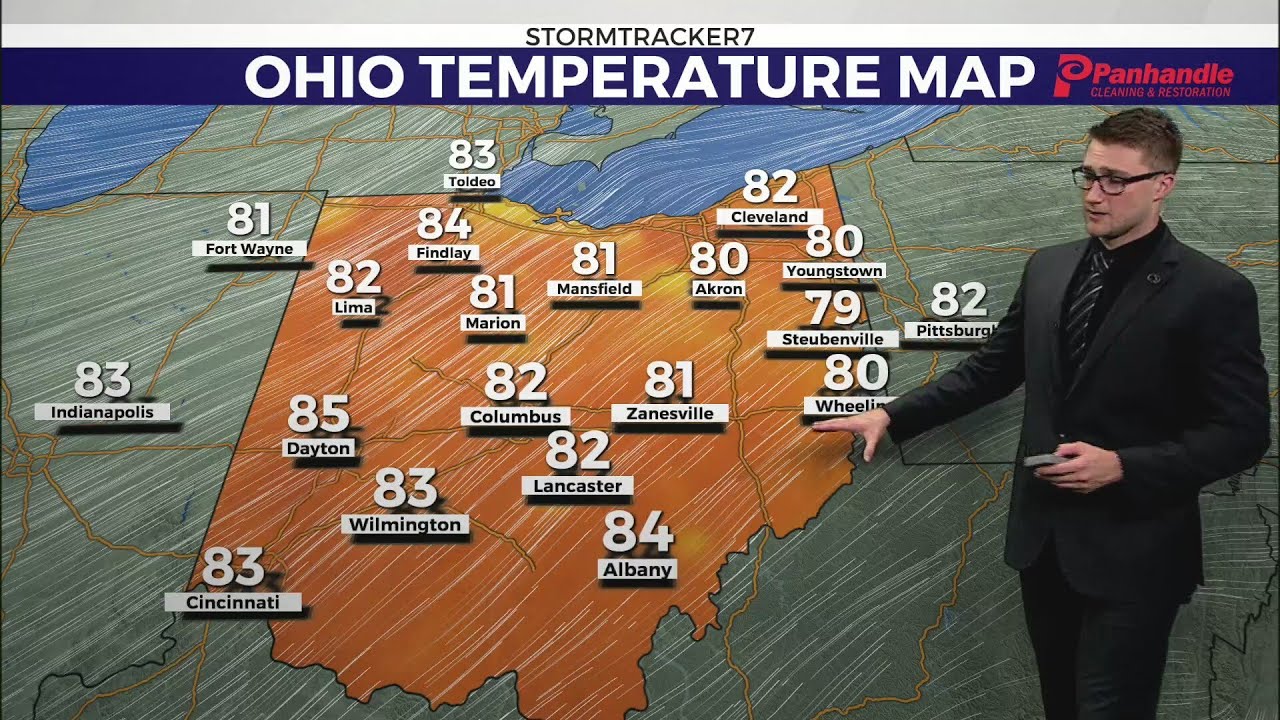 Showers and storms return on Saturday