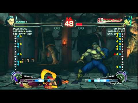 USFIV~ M.Bison (UM Tyrant) vs.  Rose (MAESTRO52) HD