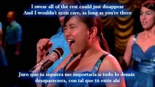 Glee - As long as you&#39;re there / Sub spanish with lyrics