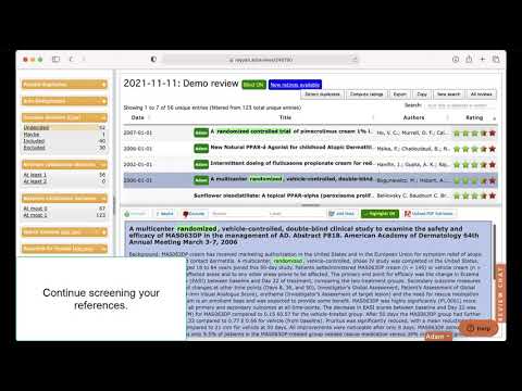 How to do a Systematic Review | Rayyan Systematic Review Tutorial