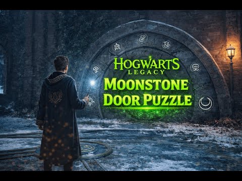 Hogwarts Legacy - Moonstone Door Puzzle Solution