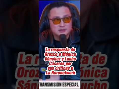"Hoy no se trata de ustedes": la contundente respuesta de Orozco a Mónica Sánchez y Lucho Cáceres.
