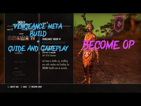 ESO PVP: Nightblade THE META VENGEANCE BUILD UNKILLABLE VENGEANCE BUILD SUPER BROKEN UNFAIR
