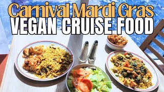 Carnival Mardi Gras Cruise Ship Vegan Food Options