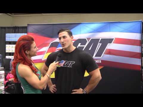 Toronto Pro Supershow 2016 - Nancy Di Nino with IFBB Pro Sadik Hadzovic