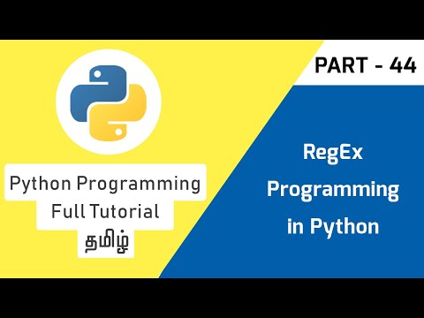 Python Regex Tutorial In Tamil Python Regular Expressions Tamil Tech Developers Tamil