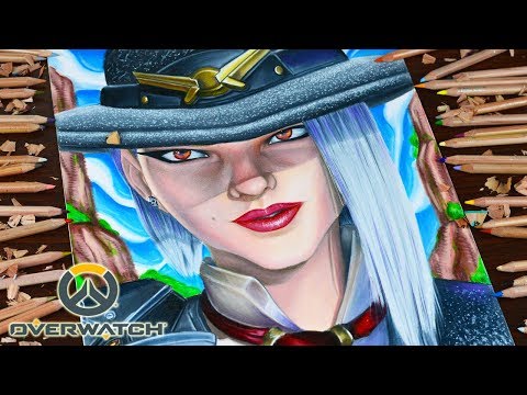 Drawing Overwatch - Ashe New Hero - Animated Short ''Reunion'' Ver Cinematic / Blizzard Heroes Video