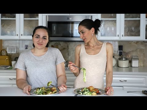 Garlic Baked Potatoes Zucchini Salad Recipe - Heghineh Cooking Show