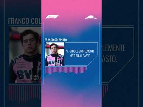 🎙️La QUEJA de Colapinto con Stroll por la LARGADA #carbusite #f1