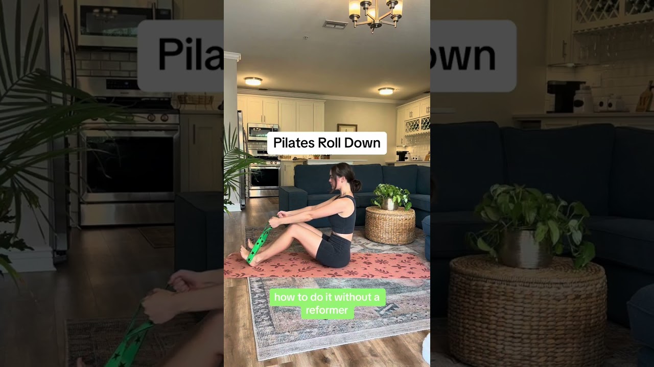 Pilates Roll Down - YouTube