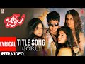 Joru Title Song Lyrical Joru Telugu Movie Sundeep Kishan Rashi Khanna Bheems Ceciroleo