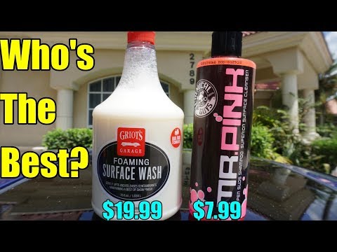 Chemical Guys Mr Pink VS Griot's Garage Foaming Surface Wash! Which is better?