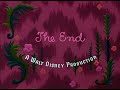 The End Walt Disney Pictures 1950 1995 Closing Cinderella