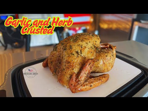 Garlic Butter & Herb-Crusted Smoked Turkey | The Perfect Pellet Grill Recipe