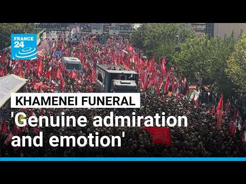 'Genuine admiration and emotion' in Tehran's streets as Iran mourns supreme leader