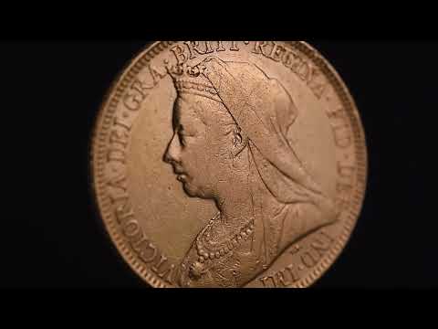 Moneta, Wielka Brytania, Victoria, Sovereign, 1898, AU(50-53), Złoto, KM:785