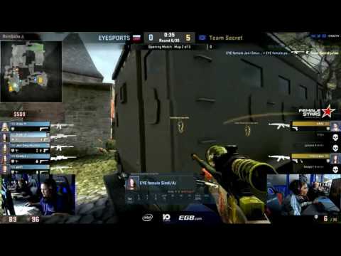 Secret fe vs EYESports fe - zAAz 4k |StarLadder Female Stars Championship|