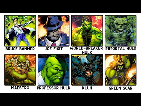 Every Hulk Personality Explained In 22 Minutes