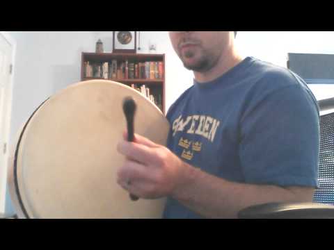 Kyle Forsthoff- 7. 5-,7-,and 9-stroke rolls on Bodhran, part 7 of 7