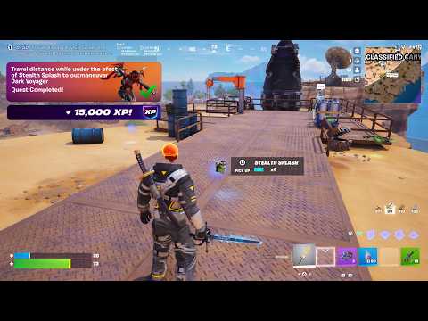 Fortnite - Travel Distance While Under The Effects Of Stealth Splash To Outmaneuver Dark Voyager