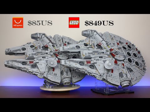 I bought a fake Millennium Falcon so you don't have to! Lego vs Aliexpress