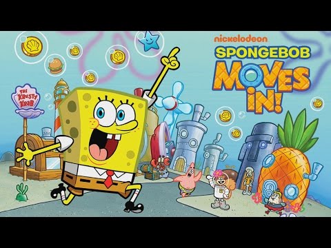 SpongeBob Squarepants: SpongeBob Moves In! (iPad Gameplay, Playthrough) Video
