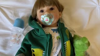 Amazon unboxing review of iCradle Realistic Looking 24 inch  Reborn Toddler Boy Doll