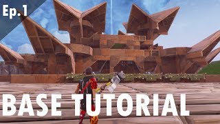 Fortnite Base Tutorial Videos - 10 35 lets build a base ep 1 fortnite pve save the world stonewood storm