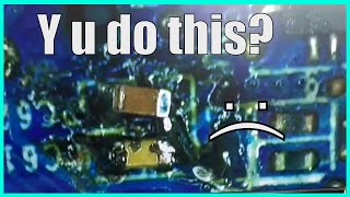 Please don't destroy laptop boards :( - Sony Vaio no power fix