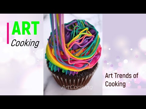 Rainbow cake decoration is a mood for the whole day