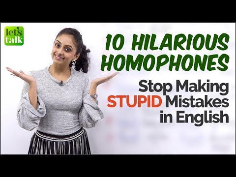 あなたをバカにする英語の同音異義語 - 英語を学ぶ｜英会話レッスン (Hilarious Homophones in English that make you look stupid - Learn English | English Speaking Lesson)