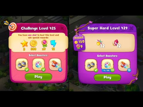 Gardenscapes Level 423 424 425 426 427 428 429 430 431  | Playrix Game | Time lapse game video