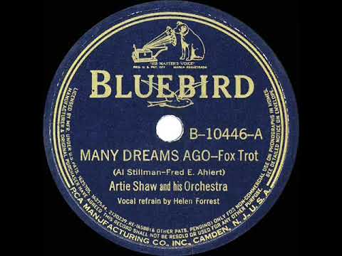1939 Artie Shaw - Many Dreams Ago (Helen Forrest, vocal)