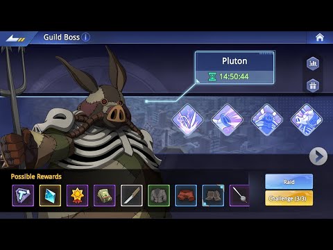 Guild boss showing mine team damage. Also troll boss. One punch man road to hero. Plus some tips.