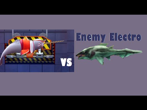 Natasha vs Enemy Electro Shark - Hungry Shark Evolution