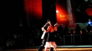 Tangomania Summerfestival 2009 - esibizione Claudio Forte y Barbara Carpino