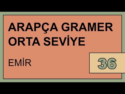 36.DERS: Emir