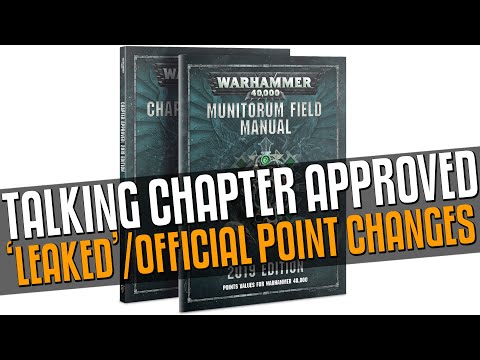 Talking Chapter Approved 'Leaked'/Official Point Changes