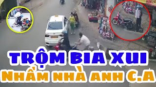 Cái kết hả hê khi tên TR.ỘM bia xui xẻo ghé nhầm nhà anh công an!