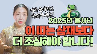 2025년 을사년 " 초록뱀의 해 " 삼재띠 보다 더 조심해야 하는 띠🔥🔥🔥[서울유명한점집 용한점집]