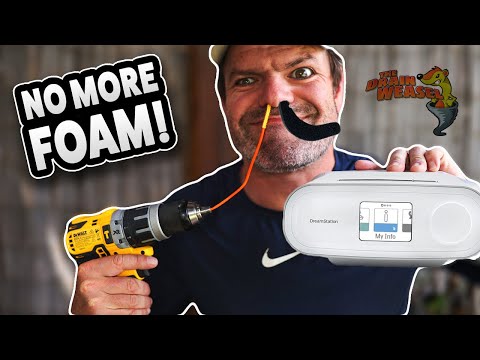 It Works! New Improved DreamStation Foam Removal Tool! The Drain Weasel Method